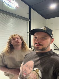Poster for Birthday video from Marty and Michael