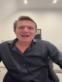 Poster for Birthday video from Roger Black