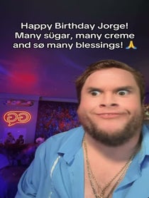 Poster for Birthday video from DAVIETHEGOLIATH