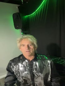 Poster for Birthday video from Rod Stewart Tribute Singer