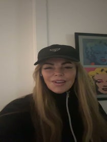 Poster for Birthday video from Dina Lohan