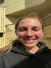 Poster for Pep Talk video from Sara Hall