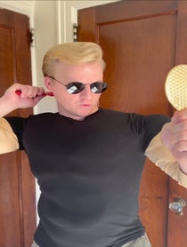 Poster for Birthday video from Real Life Johnny Bravo
