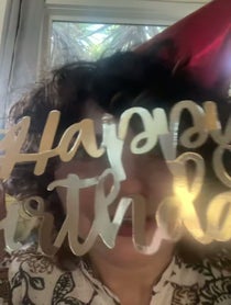 Poster for Birthday video from Dagney Kerr