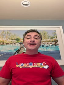 Poster for Birthday video from Baba Blast