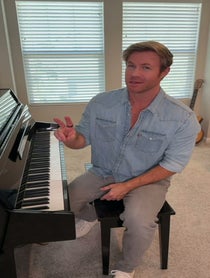 Poster for Birthday video from Ashley Parker Angel