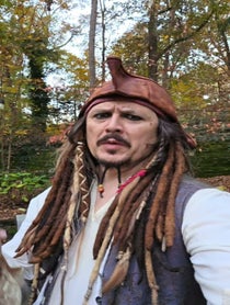 Poster for Birthday video from Johnny Depp/Captain Jack impersonator, Jason Walker