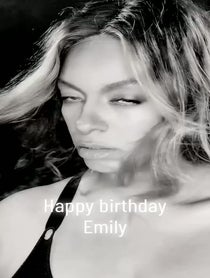 Poster for Birthday video from Beyoncé impersonator