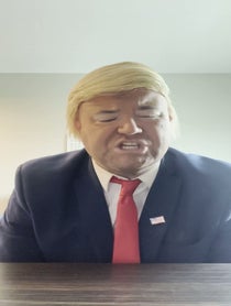Poster for Birthday video from The Trump Card