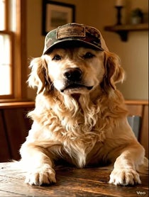 Poster for Birthday video from The Redneck Retriever