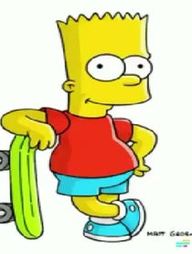 Poster for Birthday video from Bart Simpson Parody