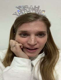 Poster for Birthday video from Natalie Madsen