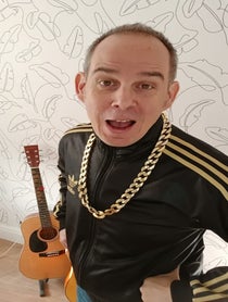 Poster for Birthday video from Eggsy (Goldie Lookin Chain)