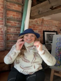 Poster for Birthday video from Emma Samms