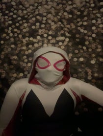 Poster for Birthday video from Ghost spider impersonator