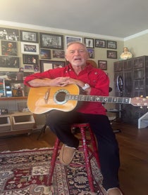 Poster for Pep Talk video from Larry Gatlin