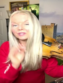Poster for Holiday video from Máiréad Nesbitt Celtic Violinist