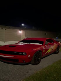 Poster for Birthday video from Lightning McQueen