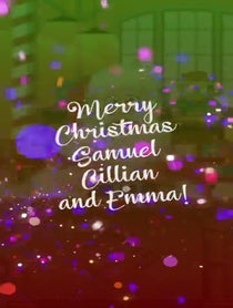 Poster for Holiday video from Santa on Cameo