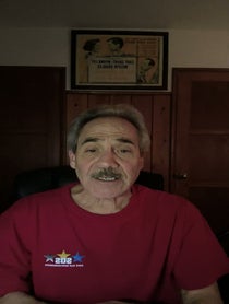 Poster for Birthday video from Larry Thomas aka The Soup Nazi