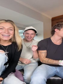 Poster for Holiday video from We Three