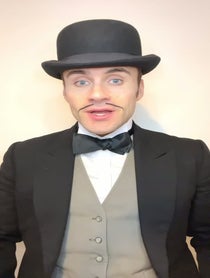 Poster for Holiday video from Humphry The Butler