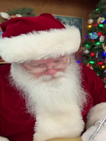 Poster for Holiday video from Santa Claus