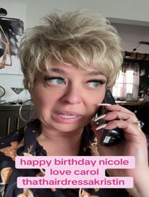 Poster for Birthday video from Thathairdressakristin