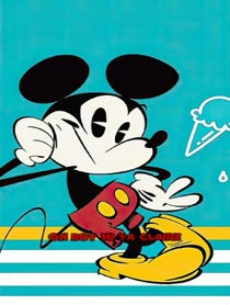 Poster for Holiday video from Mickey Mouse