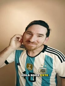 Poster for Birthday video from Messi Impersonator / Doble / Lookalike