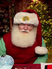 Poster for Pep Talk video from Santa Claus