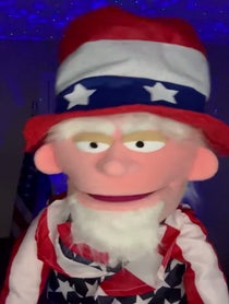 Poster for Roast video from Uncle Sam Puppet