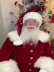 Poster for Holiday video from Santa Mike