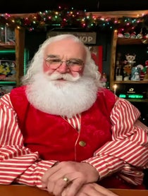 Poster for Holiday video from Santa Corky