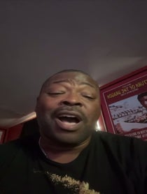 Poster for Holiday video from Reginald Ballard - Bruh Man