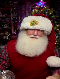 Poster for Holiday video from Santa Claus