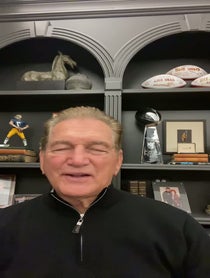 Poster for Birthday video from Joe Theismann