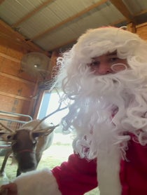 Poster for Holiday video from Reindeer Santa