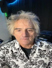 Poster for Holiday video from Rod Stewart Tribute Singer