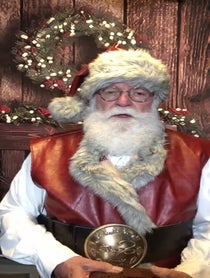 Poster for Holiday video from The Real Santa Claus!