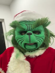 Poster for Holiday video from The Grinch