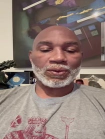 Poster for Birthday video from Lennox Lewis