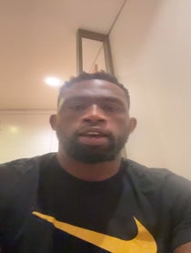 Poster for Birthday video from Siya Kolisi