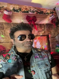 Poster for Holiday video from George Michael Tribute