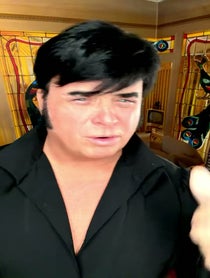 Poster for Birthday video from Mike Slater / Tribute to Elvis