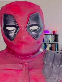 Poster for Birthday video from Deadpool