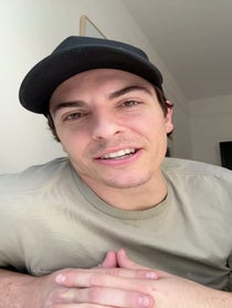 Poster for Holiday video from Derek Klena