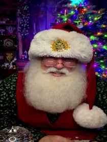 Poster for Holiday video from Santa Claus