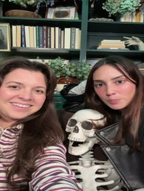 Poster for Holiday video from Two Girls One Ghost Podcast