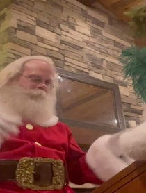 Poster for Holiday video from Santa Claus